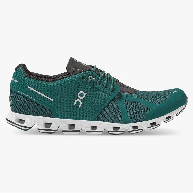 ON Cloud Mens - Men's Road Running Shoes NZ-50127 Evergreen/Black